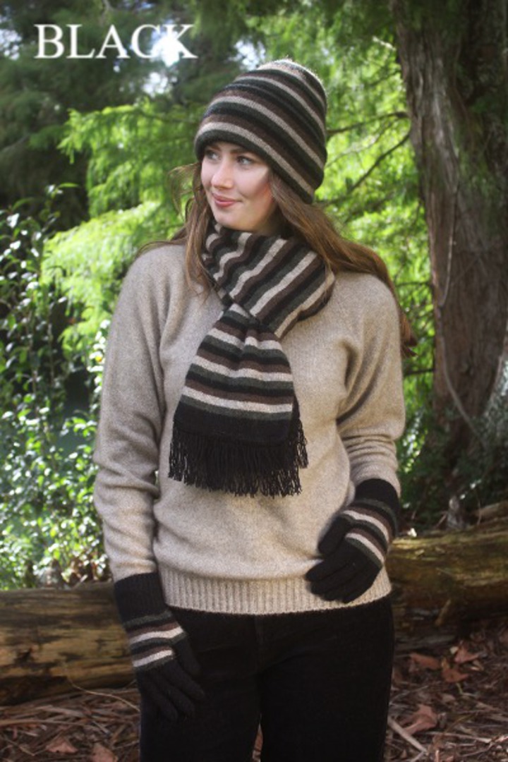 Merino Possum Stripe Beanie image 3